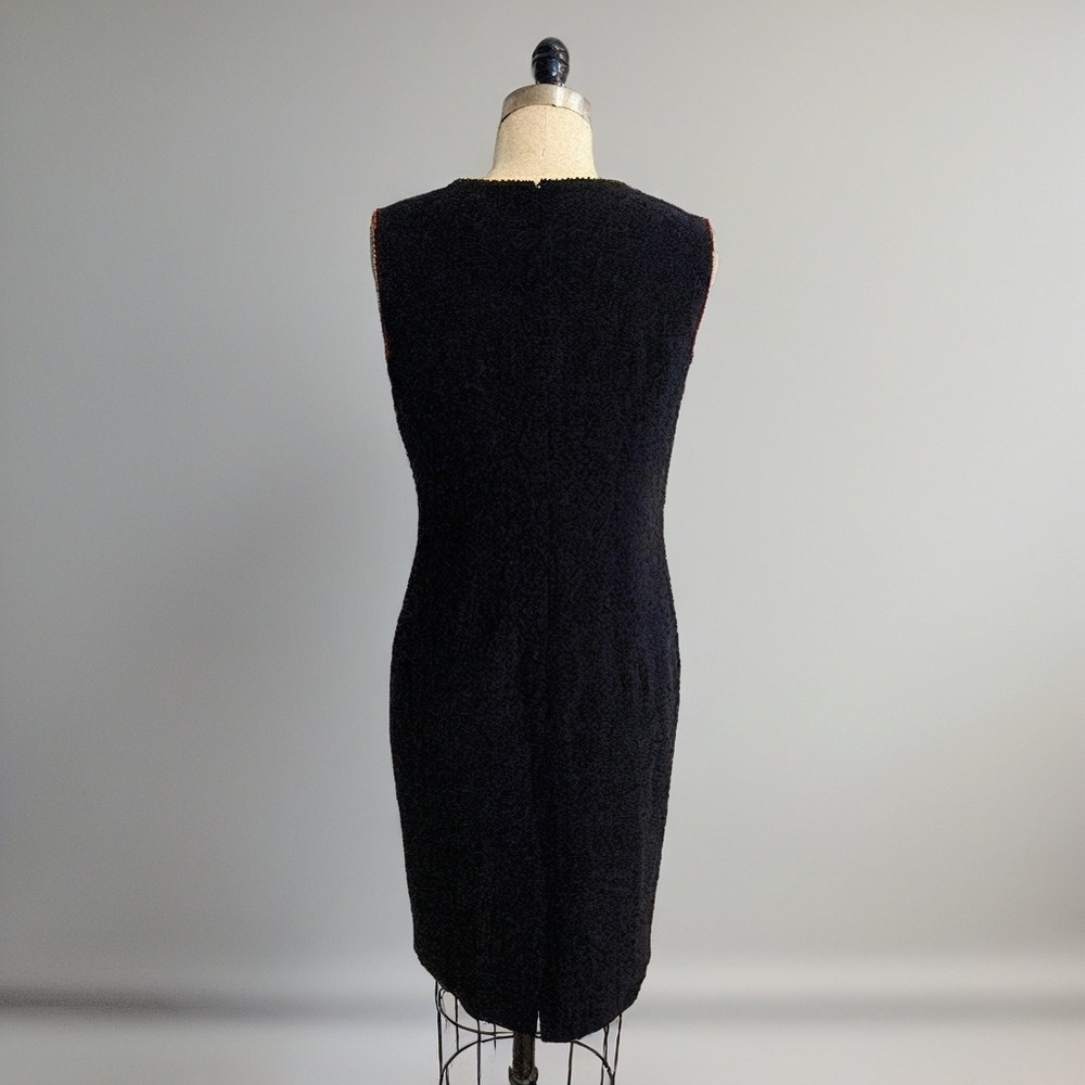 Anne Kaelie Classic Black Sleeveless Sheath Dress – Size 10 - Picture 2 of 5
